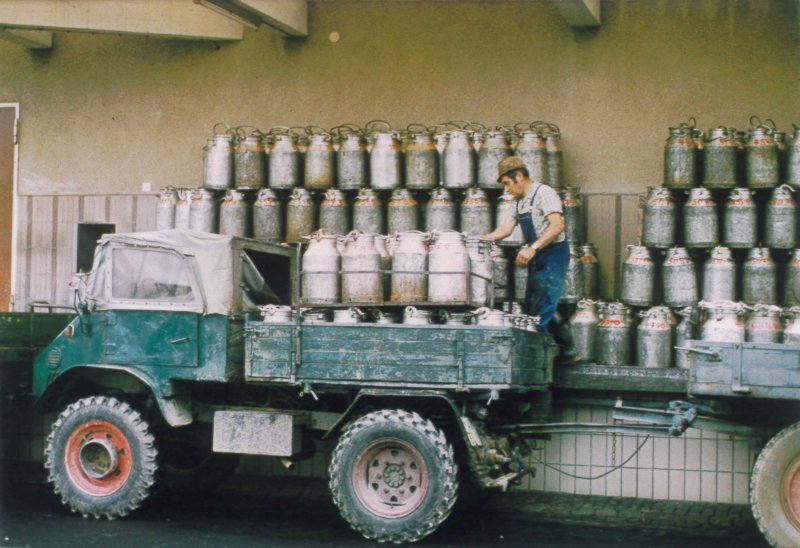 Opa Milchkannen Unimog Opa Milchkannen Unimog