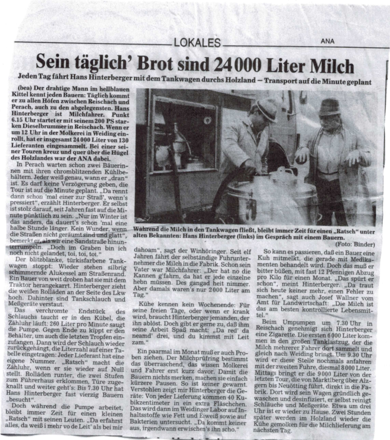 Zeitungsausschnitt Zeitungsausschnitt